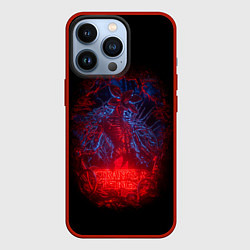 Чехол для iPhone 13 Pro Stranger Things - monster, цвет: 3D-красный