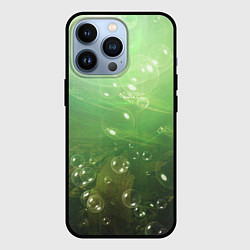 Чехол для iPhone 13 Pro Морские глубины с рыбой, цвет: 3D-черный