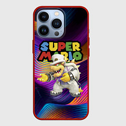 Чехол для iPhone 13 Pro Super Mario - Bowser - Nintendo, цвет: 3D-красный