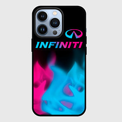 Чехол iPhone 13 Pro Infiniti - neon gradient: символ сверху