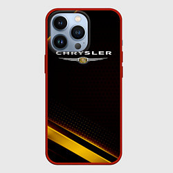 Чехол для iPhone 13 Pro Chrysler Абстракция, цвет: 3D-красный