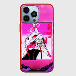 Чехол для iPhone 13 Pro Neon Genesis Evangelion: Eva 01, цвет: 3D-красный