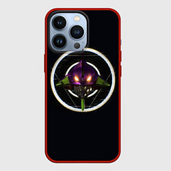 Чехол для iPhone 13 Pro Evangelion grunge, цвет: 3D-красный