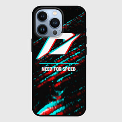 Чехол для iPhone 13 Pro Need for Speed в стиле glitch и баги графики на те, цвет: 3D-черный