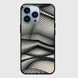 Чехол для iPhone 13 Pro Переплетение сетей, цвет: 3D-черный