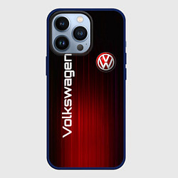 Чехол для iPhone 13 Pro Volkswagen art, цвет: 3D-тёмно-синий