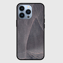 Чехол для iPhone 13 Pro Тёмные туманные блёстки, цвет: 3D-черный