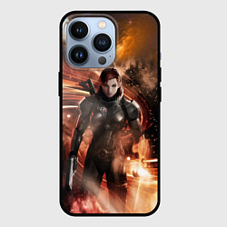 Чехол для iPhone 13 Pro Mass Effect N7 - Jane Shepard, цвет: 3D-черный
