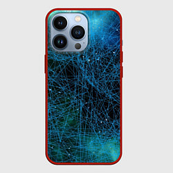 Чехол для iPhone 13 Pro Мета вселенная, цвет: 3D-красный