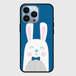 Чехол для iPhone 13 Pro Мистер кролик, цвет: 3D-черный