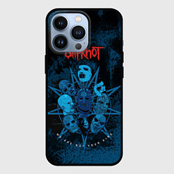 Чехол для iPhone 13 Pro Slipknot blue, цвет: 3D-черный