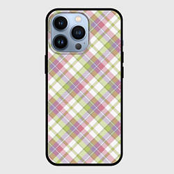 Чехол для iPhone 13 Pro Шотланская клетка, цвет: 3D-черный