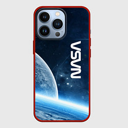 Чехол для iPhone 13 Pro Космическое пространство - NASA, цвет: 3D-красный