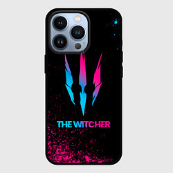 Чехол для iPhone 13 Pro The Witcher - neon gradient, цвет: 3D-черный