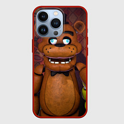 Чехол для iPhone 13 Pro Five Nights аt Frеddys, цвет: 3D-красный