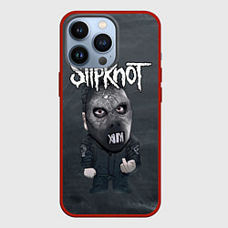 Чехол для iPhone 13 Pro Dark Slipknot, цвет: 3D-красный