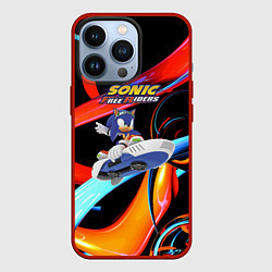 Чехол для iPhone 13 Pro Sonic Free Riders - Hedgehog, цвет: 3D-красный