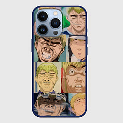 Чехол для iPhone 13 Pro Лицо ГТО, цвет: 3D-тёмно-синий