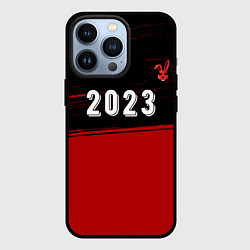 Чехол iPhone 13 Pro 2023 Кролик суровый: символ сверху