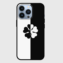 Чехол для iPhone 13 Pro Пятилистный клевер из аниме - черный клевер, цвет: 3D-черный