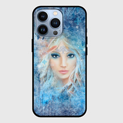 Чехол для iPhone 13 Pro Снежная королева, цвет: 3D-черный