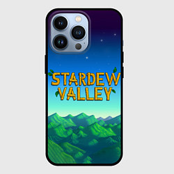 Чехол для iPhone 13 Pro Горы Stardew Valley, цвет: 3D-черный