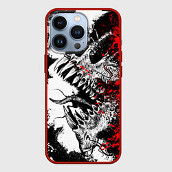Чехол для iPhone 13 Pro Демон внутри меня, цвет: 3D-красный