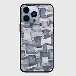 Чехол для iPhone 13 Pro Джинсовый паттерн, цвет: 3D-черный