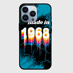 Чехол для iPhone 13 Pro Made in 1968: liquid art, цвет: 3D-черный