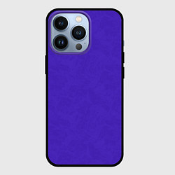 Чехол для iPhone 13 Pro Яркий сиреневый текстурированный, цвет: 3D-черный