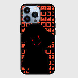 Чехол для iPhone 13 Pro Undertale - Frisk smile, цвет: 3D-черный