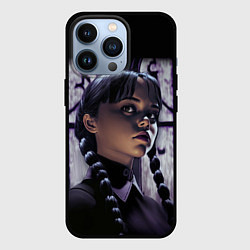 Чехол для iPhone 13 Pro Уэнсдэй, дочь Гомеса и Мортиши Аддамс, цвет: 3D-черный