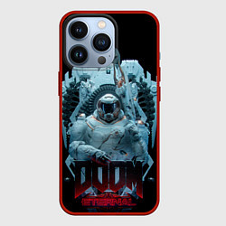 Чехол для iPhone 13 Pro DOOM во льду, цвет: 3D-красный