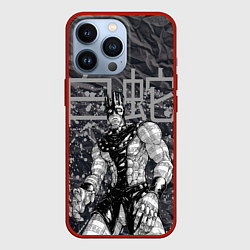 Чехол для iPhone 13 Pro Whitesnake - stand of Enrico Pucci - Jojo, цвет: 3D-красный