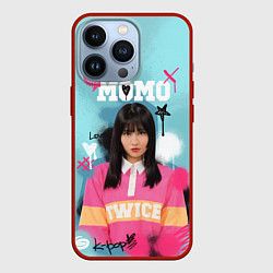 Чехол для iPhone 13 Pro K - pop Momo, цвет: 3D-красный