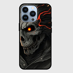 Чехол для iPhone 13 Pro Череп самурая, цвет: 3D-черный