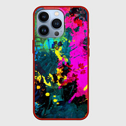 Чехол для iPhone 13 Pro Всплеск эмоций, цвет: 3D-красный