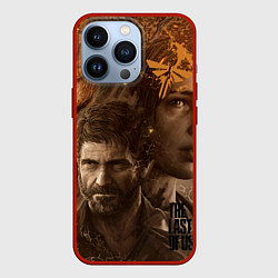 Чехол для iPhone 13 Pro Джоэл и Элли - The Last of Us, цвет: 3D-красный