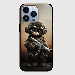 Чехол для iPhone 13 Pro Зверь с оружием, цвет: 3D-черный