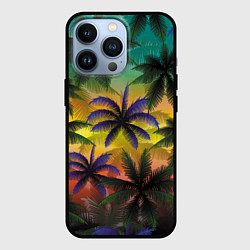 Чехол для iPhone 13 Pro Кроны пальм, Багамы, цвет: 3D-черный