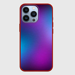 Чехол для iPhone 13 Pro НЕОНОВЫЙ ГРАДИЕНТ, цвет: 3D-красный