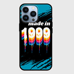 Чехол для iPhone 13 Pro Made in 1999: liquid art, цвет: 3D-черный