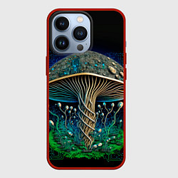Чехол для iPhone 13 Pro Техногриб, цвет: 3D-красный