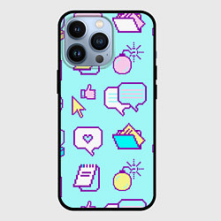 Чехол для iPhone 13 Pro Windows 98, цвет: 3D-черный