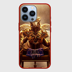 Чехол для iPhone 13 Pro PUBG фараоны, цвет: 3D-красный