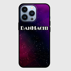 Чехол для iPhone 13 Pro DanMachi gradient space, цвет: 3D-черный