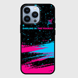 Чехол iPhone 13 Pro Darling in the FranXX - neon gradient: символ свер