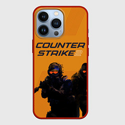 Чехол для iPhone 13 Pro Counter Strike 2, цвет: 3D-красный