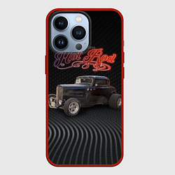 Чехол для iPhone 13 Pro Хот род на базе Ford модель B 1932 года, цвет: 3D-красный