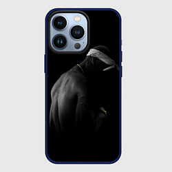 Чехол для iPhone 13 Pro 2Pac Тупак Шакур, цвет: 3D-тёмно-синий